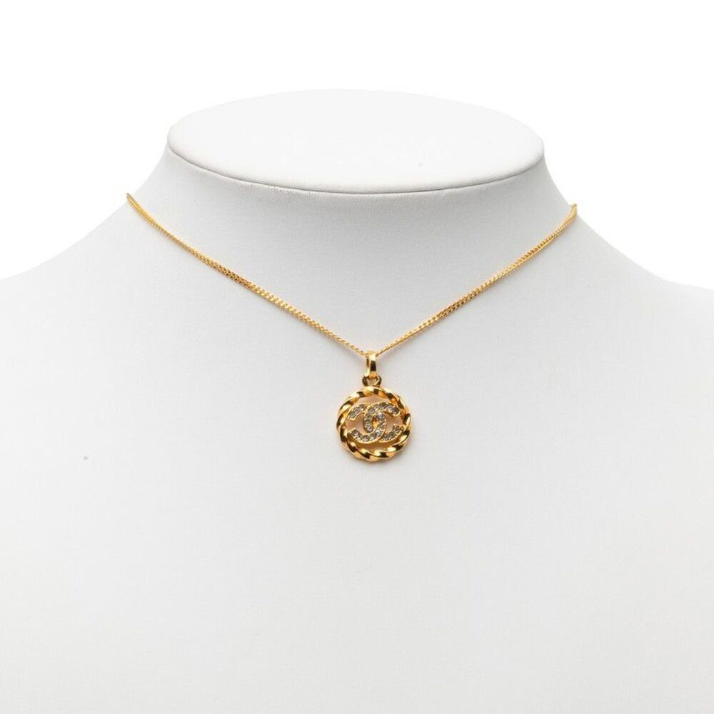Chanel Coco Mark Rhinestone Necklace - Picture 6 of 6